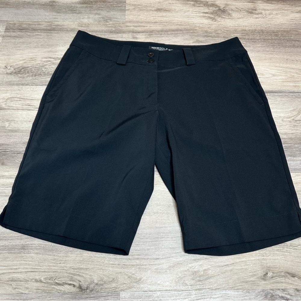 Nike Dri-Fit Tour Performance Black Golf Shorts Size 10
